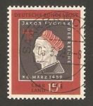 Stamps : Europe : Germany :  Saar - V centº del nacimiento de Jacob Fugger