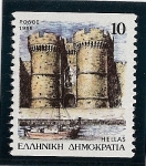 Sellos de Europa - Grecia -  Ciudad medieval de Rodas