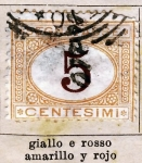 Stamps Europe - Italy -  Segnatasses Edicion 1870