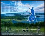 Stamps : Europe : Finland :  FINLANDIA - Arco Geodésico de Struve