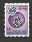 Stamps : Africa : Rwanda :  
