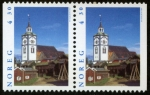 Stamps : Europe : Norway :  NORUEGA - Ciudad minera de Røros y la circunferencia