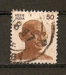 Stamps India -  Gandhi.