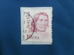 Stamps : America : United_States :  Nube Roja - RED CLOUD (1822-1909) Jefe de la tribu de los Sioux.