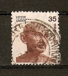 Stamps India -  Gandhi.