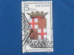 Stamps Spain -  Escudos de Capitales de Provincias Española.-BARCELONA