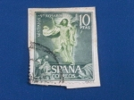 Stamps Spain -  ED:1473 - MISTERIOS SMO .ROSARIO - Resurrección del pintor español: Bartolomé Murillo (1618/82)