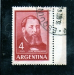 Stamps Argentina -  EFIGIE  JOSE  HERNANDEZ