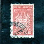 Stamps Argentina -  1°conferencia interamericana  por la paz