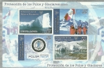 Sellos de America - Per� -  Antartida - Protección de Polos y Glaciares