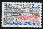 Stamps France -  Sociedad Internacional de Salvamento Lago Leman