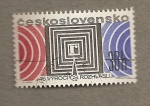 Stamps Europe - Czechoslovakia -  Dibujo geométrico