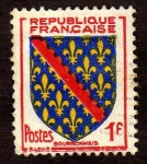 Stamps France -  Escudo Bourbonnais