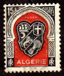 Sellos de Europa - Francia -  Escudo Algerie