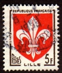 Stamps France -  Escudo de Lillie