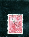 Stamps Argentina -  Libertad con escudo