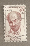Stamps : Europe : Czechoslovakia :  100 Aniv. Vladimir Lenin