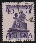 Stamps Poland -  Monumento a Nicolás Copérnico - Varsovia