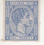 Stamps Spain -  ULTRAMAR 1876