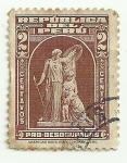 Stamps Peru -  Sellos pro - Desocupados