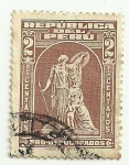 Stamps Peru -  Sellos - Pro desocupados