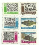 Stamps : America : Peru :  Pro Restauración de Chan Chan