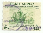 Stamps Peru -  XV Centenario de la muerte de Isabel La Católica