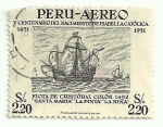 Stamps Peru -  XV Centenario de la muerte de Isabel La Católica