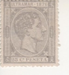 Stamps Spain -  ULTRAMAR 1876