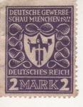 Sellos de Europa - Alemania -  DEUTSCHE GEWERBE-SCHAU MUENCHEN 1922