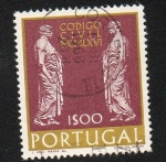Sellos de Europa - Portugal -  Nuevo Código Civil portugués
