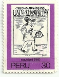 Stamps Peru -  Navidad 1981