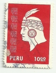 Stamps Peru -  Serie del Inca