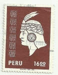 Stamps : America : Peru :  Serie del Inca