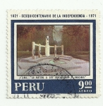 Stamps Peru -  Sesquicentenario de la independencia del Perú