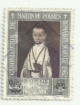 Stamps Peru -  Canonización de Fray Martin