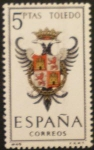 Stamps Spain -  escudo toledo