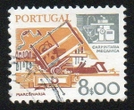 Sellos de Europa - Portugal -  Instrumentos de trabajo - Carpintería