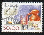 Stamps : Europe : Portugal :  Instrumentos de trabajo - Química