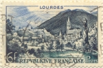 Stamps France -  Lourdes