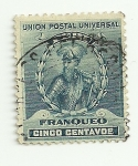 Stamps Peru -  Figuras nacionales: Francisco pizarro
