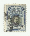 Stamps Peru -  Manuel Prado