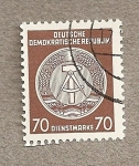 Stamps Germany -  Simbolo de la DDR