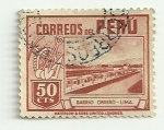 Stamps : America : Peru :  Barrio Obrero - Lima