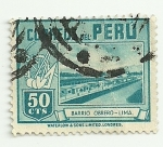 Stamps : America : Peru :  Barrio Obrero - Lima