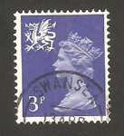 Stamps : Europe : United_Kingdom :  Elizabeth II, emisión regional de País de Gales