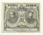 Stamps : America : Peru :  IV centenario de la fundación de la Universidad Mayor de San Marcos