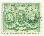 Stamps : America : Peru :  IV centenario de la fundación de la Universidad  Mayor de San Marcos