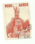 Stamps Peru -  Monumento al Inca Maco Capac fundador del imperio