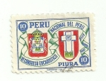 Stamps : America : Peru :  VI congreso eucarístico